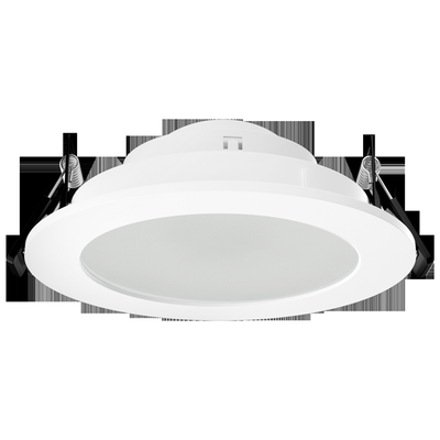 Elco Lighting Pex 4" Canless Round Adjustable Reflector, Frosted Lens, Haze/White, EKCL4112H