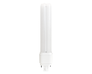 RAB Lighting PLC Omni-Directional Hybrid Compact LED Lamp, 9W, 2700K, 120-277V, G24d Base, Type A/B, PLC-9-O-827-HYB
