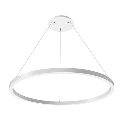 Westgate Mfg Round Chandelier, 120/160W, CCT Selectable, CRI90, 0-10V, White, SRC-D48UD-MCTP