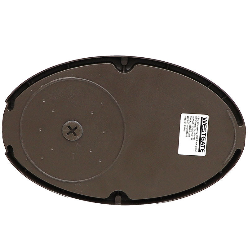 Westgate 120-277V Builder Series Decorative Outdoor LED AC/Emergency Unit, 15W, 3500K/4000K/5000K Dark Bronze, DELW-15W-MCT-BR