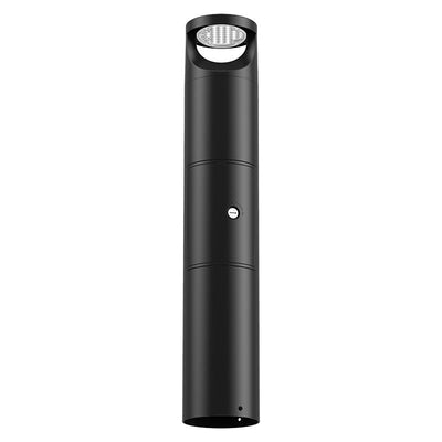 Westgate G4 Bollard Shaft with GFCI Outlet Compartment, 30 Inch, Black, BOL-G4-SHAFT-30-GFCI-BK