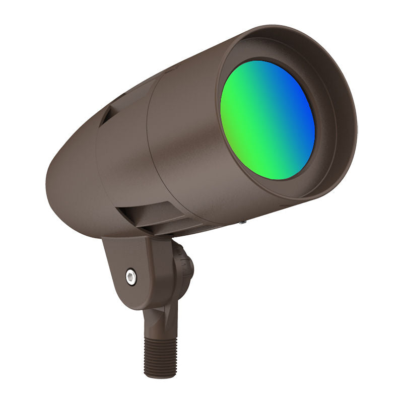 Westgate Mfg X-GEN BULLET Flood Light, 15W, RGBW, Bluetooth App Control, Bronze, FLDX-MD-15W-RGBW-BT-BR