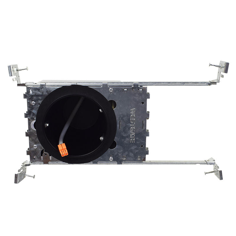 Westgate Mfg 4 In. Double-Wall Recessed Housing, ICAT, 120-277V, Matt Black, HL4DW-ICAT
