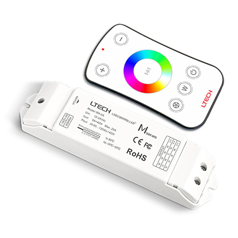 Westgate Mfg RGBW WiFi Lighting Controller with App and Remote, RGBW-WIFI-CONTROLLER