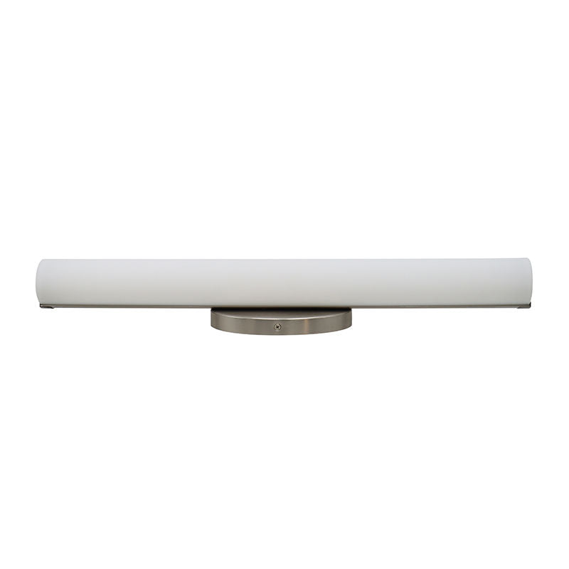 Westgate Mfg Oval Architectural Vanity, 24 In., 24W, CCT Selectable, CRI90, TRIAC, Brushed Nickel, LVO-24-MCT5-BN