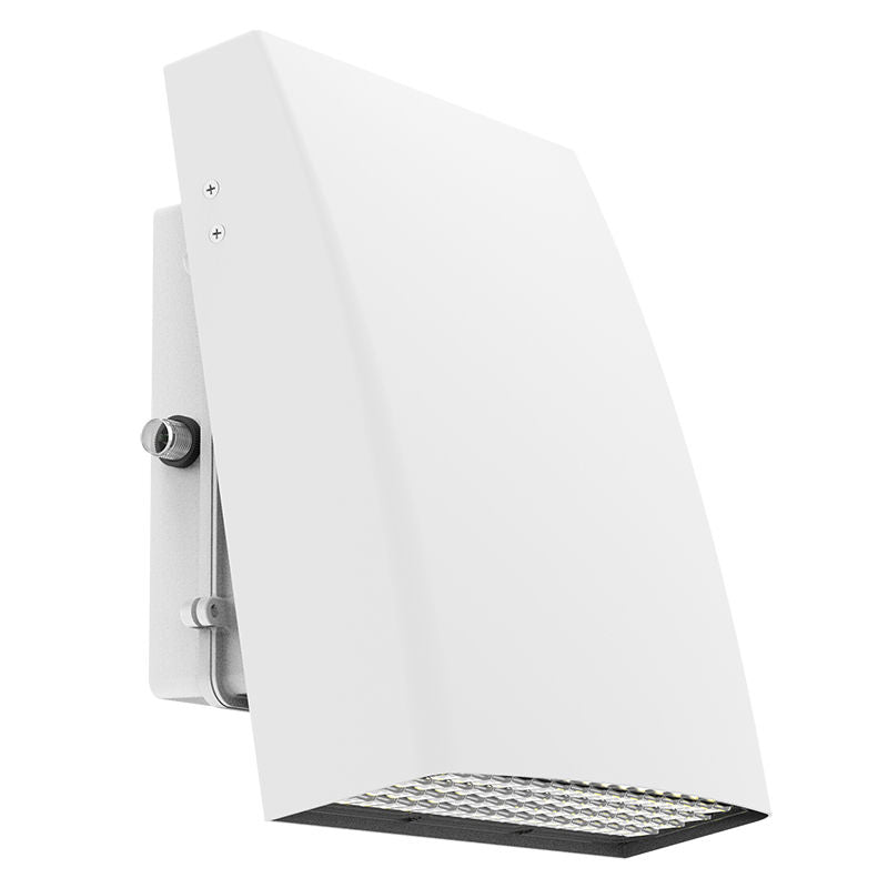 Westgate Mfg LWAX Large Adjustable Cut-Off Wall Pack, 50/80/120W, CCT Selectable, 0-10V, Photocell, White, LWAX-LG-50-120W-MCTP-P-WH