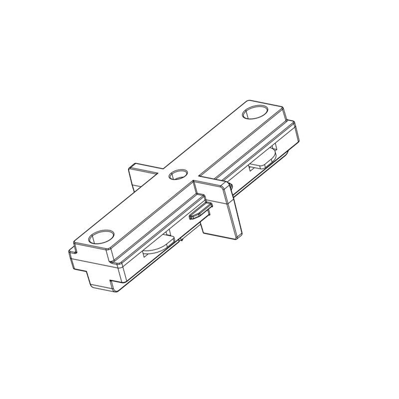 Westgate Mfg 3-Wire Track Mini Connector, White, TR-MC-WH