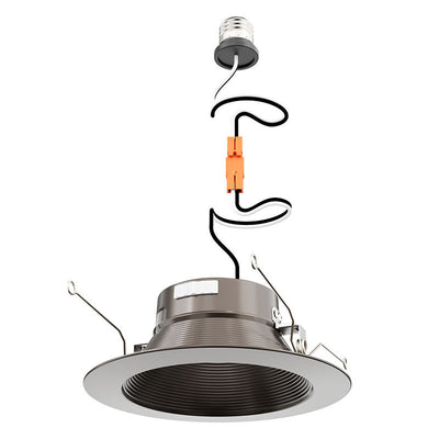 Westgate Mfg 6 In. Deep Recess Trim, 8/10/13W, CCT Selectable, CRI90, TRIAC Dimming, Oil Rubbed Bronze, RDMF6-MCT5-ORB