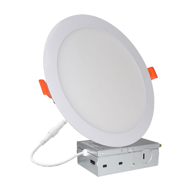 Westgate Mfg RSL8 Slim Recessed Light, 18W, 5000K, Dimmable, 120VAC, White, RSL8-50K