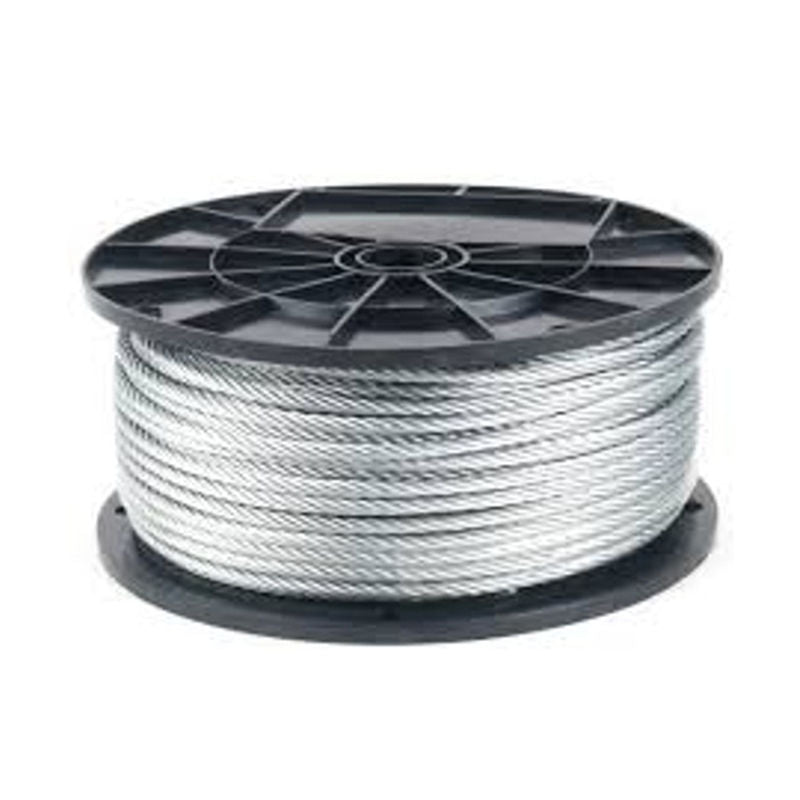 Westgate Mfg Aircraft Cable, 5/32 In. (4mm), Extra Duty Galvanized, 250 Ft. Roll, SCL-ASC-4MM-250FT