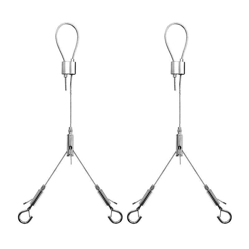 Westgate Mfg Adjustable Single Suspension Cable, 20 ft, 1/16 in, Y Hook Ends, SCL-GSY120