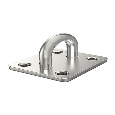 Westgate Mfg Pad Eye Plate, M8, 2 In. x 1.5 In., Stainless, SCL-PEP-M8