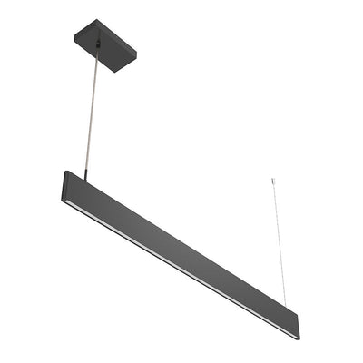 Westgate Mfg Slim Linear, 20/23/26/29W, CCT Selectable, 0-10V & Triac, 4 Ft., Black, SCSL-UD-4FT-MCTP-BK