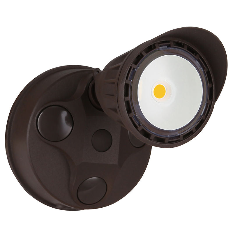 Westgate Mfg LED Flood Light, 10W, CCT Selectable, TRIAC Dimming, 120V, Bronze, SL-10W-MCT-BZ-D