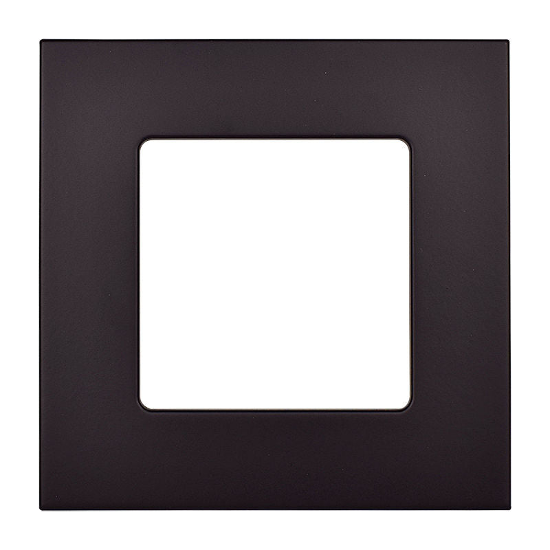 Westgate Mfg SSLRB4 Square Trim, 4 In., Black, SSLRB4-TRM-BK