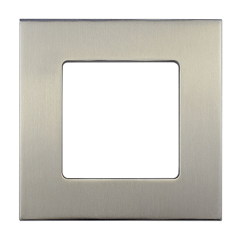 Westgate Mfg 4 In. Square Trim for SSL4RB, Brushed Nickel, SSLRB4-TRM-BN