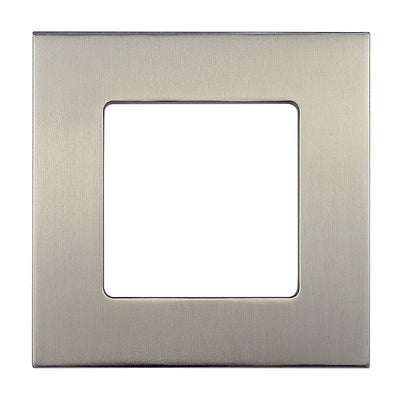 Westgate Mfg 4 In. Square Trim for SSL4RB, Brushed Nickel, SSLRB4-TRM-BN