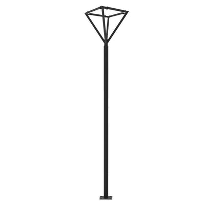 Westgate Mfg Tree of Light Quad-Arm Post Top, 100W, CCT Selectable, Black, TOL-A4-4L-BK