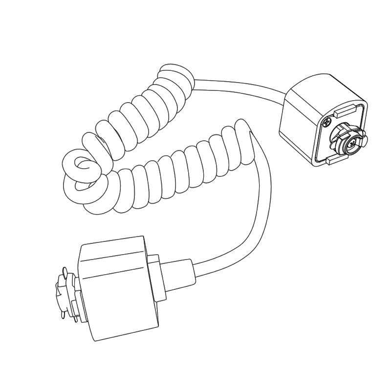Westgate Mfg 3-Wire Track to Track Extension Connector, White, TR-EXTCON-WH