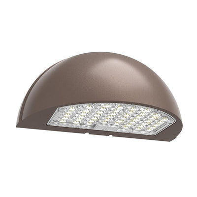 Westgate Mfg WPMX Half-Moon Wall Pack, 24/32/40W, CCT Selectable, 0-10V, Sensor Ready, Bronze, WPMX-24-40W-MCTP-SR