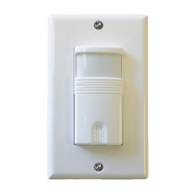 Westgate Mfg Vacancy & Occupancy Sensor Wall Switch, 3-Way, White, YM2108-T-W