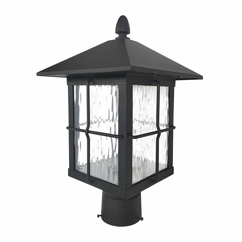 Westgate Mfg PML Pier-Mount Lantern, 12W, CCT Selectable, IP65, Black, PML-MCT-BK