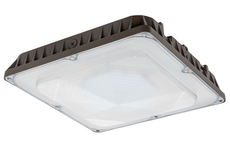 Westgate Mfg CDL2 Canopy Light, 80W, 3000K, 0-10V Dimmable, Bronze, CDL2-80WW