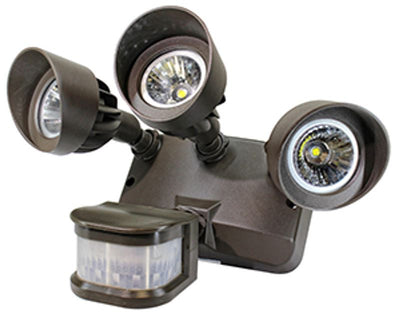 Westgate Mfg Security Light, 36W, 5000K, CRI82, 120V, IP65, Bronze, SLB-312-50K-P