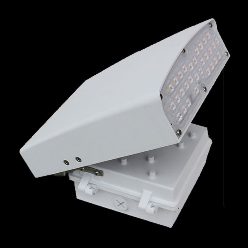 Westgate Mfg LED Adjustable Cutoff Wall Pack, 50W, 5000K, IP65, White, LWA-50CW-WH