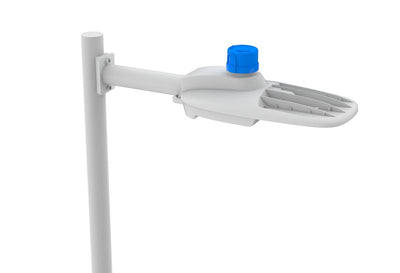 Westgate Mfg Street Light Wall Mounting Arm, Aluminum, Light Grey, STL2-WMA
