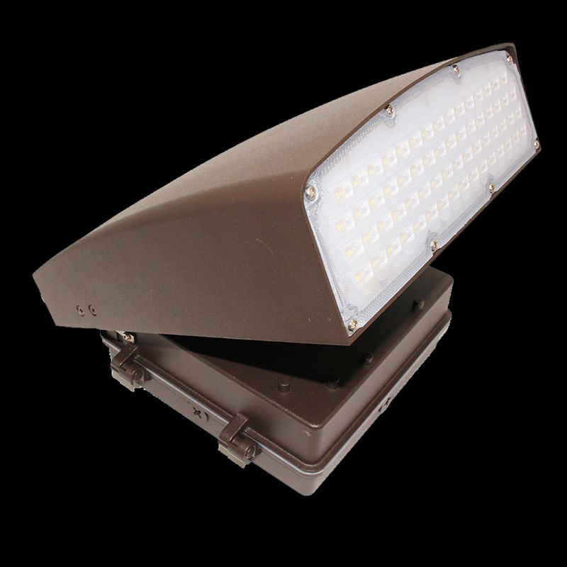 Westgate Mfg LED Adjustable Cutoff Wall Pack, 80W, 4000K, 0-10V Dimmable, IP65, Dark Bronze, LWA-80NW