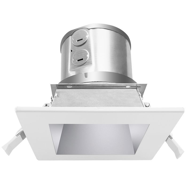 Westgate Mfg CRLC4 Commercial Recessed Light, 15W, 5000K, 0-10V Dimmable, White, CRLC4-15W-50K-SA-D-WH