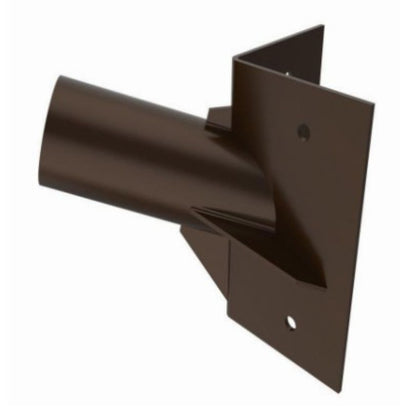 Westgate Mfg Angled Corner Wall Mount Arm, 2-3/8" Dia., Aluminum, Bronze, ACC-ACM