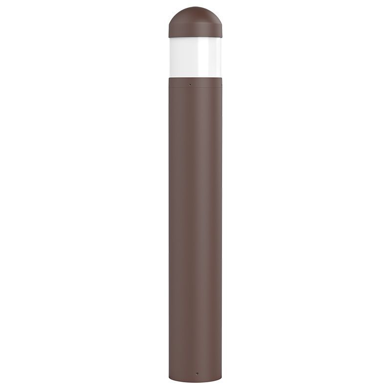 Westgate Mfg Bollard 44 In., 12-22W, CCT Selectable, 0-10V Dimmable, Bronze, BOL-44-R-C-F-MCTP-BR
