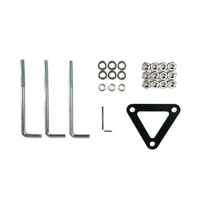 Westgate G2 Bollard Round Anchor Bolt Kit with Mounting Plate, BOL-G2-ABK-R