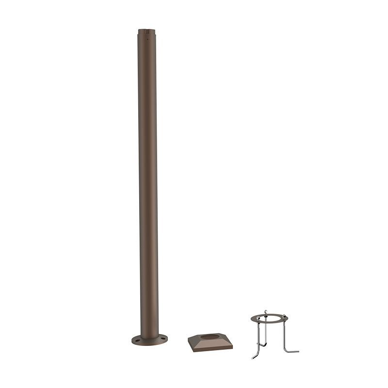 Westgate Mfg Bollard Pole System 5 Ft. Base, Bronze, BPS-BASE-5FT