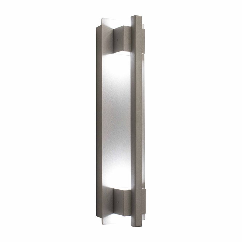 Westgate Mfg Crest Wall Sconce Cover, Grasp Type, Die-Cast Aluminum, Silver, CRE-03-SIL