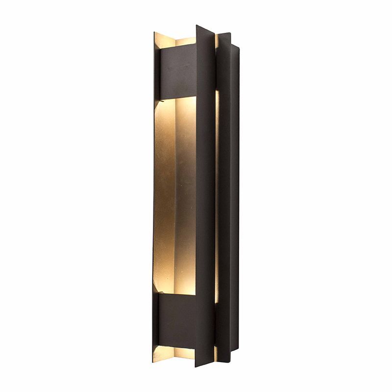 Westgate Mfg Crest LED Wall Sconce, 10W, 5000K, IP65, Dark Bronze, CRE-07-50K-BR