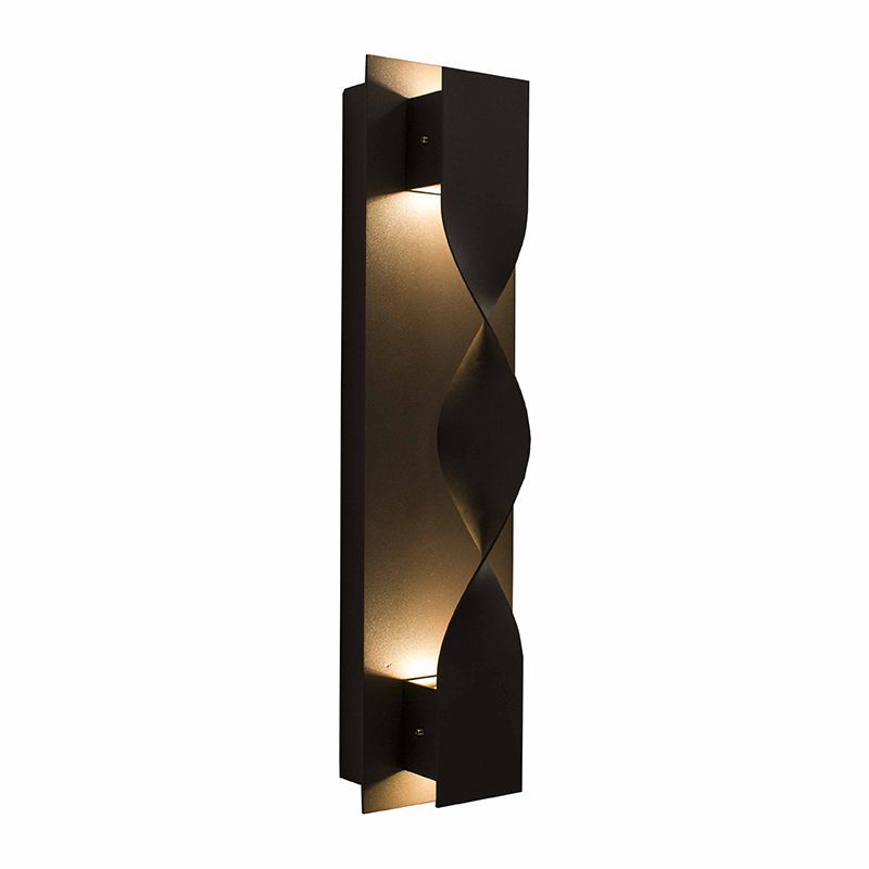 Westgate Mfg Crest Wall Sconce, 10W, 5000K, IP65, Dark Bronze, CRE-08-50K-BR