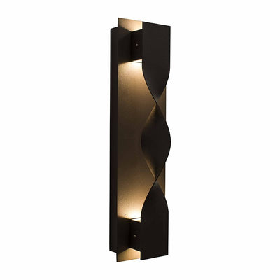 Westgate Mfg Crush Wall Sconce, 3000K, IP65, Dark Bronze, CRE-MP-08-30K-BR