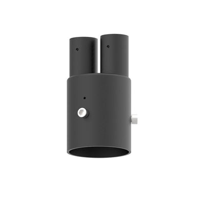 Westgate Mfg DAB Pole Adaptor, 3 In., 2 Bell Arms, Black, DAB-PA3-2