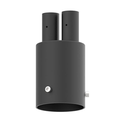 Westgate Mfg DAB Pole Adaptor, 4 In., 2 Bell Arms, Black, DAB-PA4-2