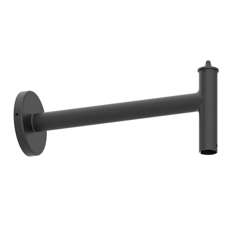 Westgate Mfg DAB Straight Wall Bracket, Model A, Black, DAB-WB-A