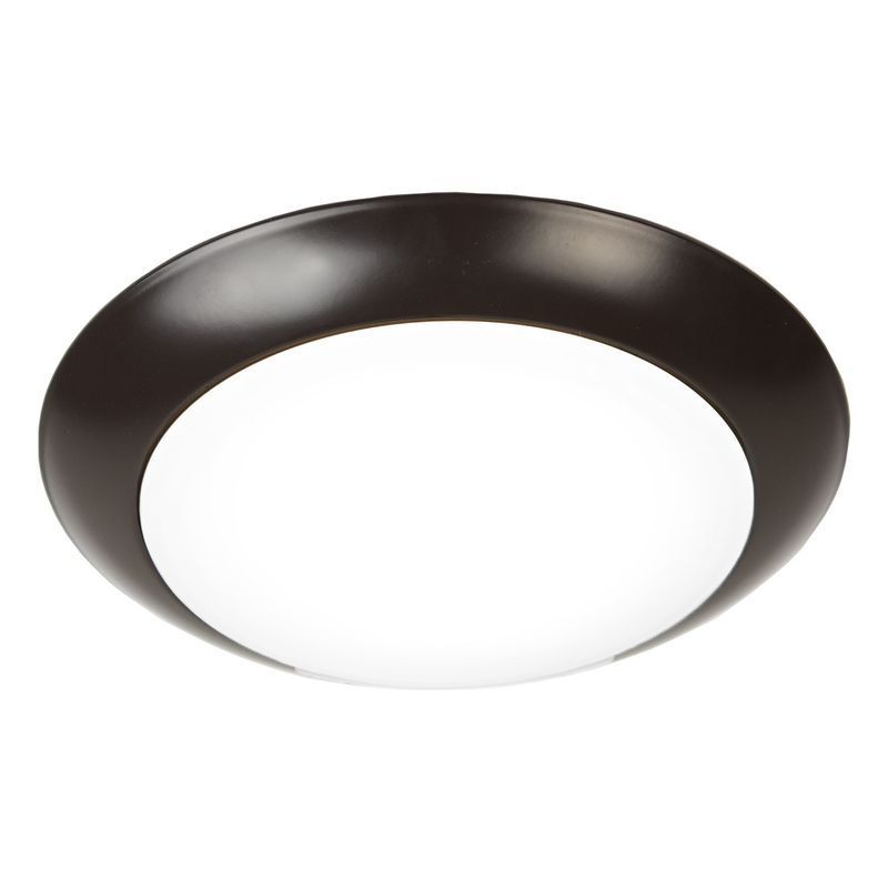 Westgate Mfg DLS6 Disk Light, 15W, CCT Selectable, TRIAC Dimming, Wet Location, Bronze, DLS6-MCT-BR