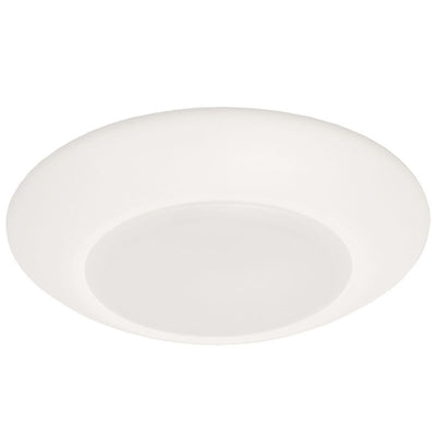 Westgate Mfg DLSN4 Disk Light, 10W, 2700K, TRIAC Dimming, Damp Location, White, DLSN4-27K