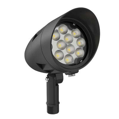 Westgate Mfg X-GEN BULLET Flood Light, 15W, 3000K, 0-10V, 60°, Black, FLDX-SM-15W-30K-BK