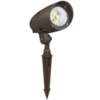 Westgate Mfg FLVX-LG LED Bullet Landscape Flood Light, 30/40/50W, CCT Selectable, 12V, 35°, Bronze, FLVX-LG-30-50W-MCTP-BR