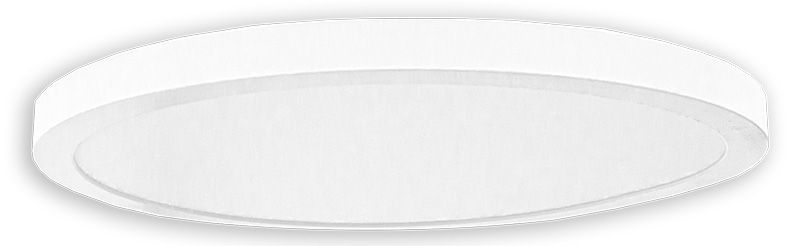 Westgate Mfg Flush Mount, 45W, CCT Selectable, CRI90, 120V, TRIAC, 22 In., White, FML-R22-MCT