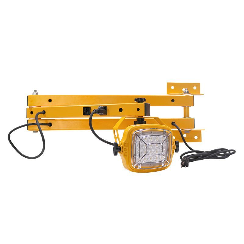 Westgate Mfg Loading Dock Light Square, 63W, 5700K, IP65, Yellow, LDL-S-63W-57K-B40R