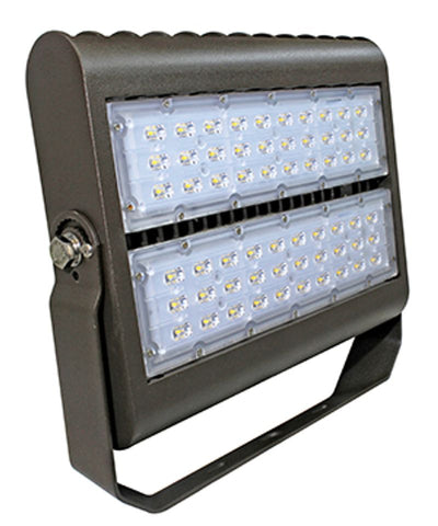 Westgate Mfg LF3 Slim LED Flood, 80W, 3000K, 0-10V Dimmable, Trunnion, Dark Bronze, LF3-80WW-TR